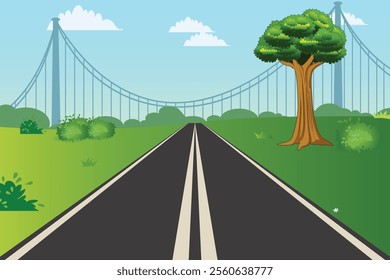 Transparent Road Set Illustration, can be used for business designs, presentation designs or any suitable designs.