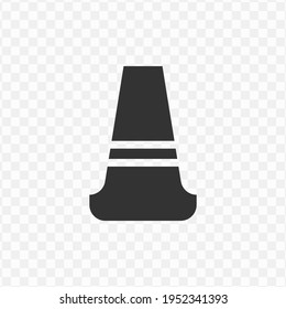 Transparent roadblock icon png, vector illustration of an roadblock 
 icon in dark color and transparent background(png)