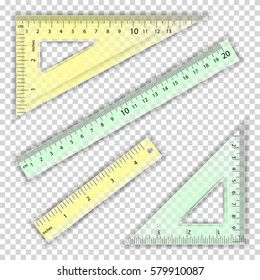 Transparent Ruler Vector