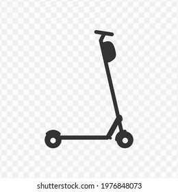 Transparent scooter icon png, vector illustration of an scooter icon in dark color and transparent background(png).