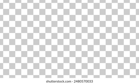 Transparent seamless pattern. Abstract background. White and gray checkered pattern. Simulation alpha channel png transparency texture. Checkerboard wallpaper with small squares.