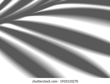 A transparent shadow from palm leaf. Realistic vector design.