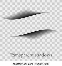 transparent shadow separator background