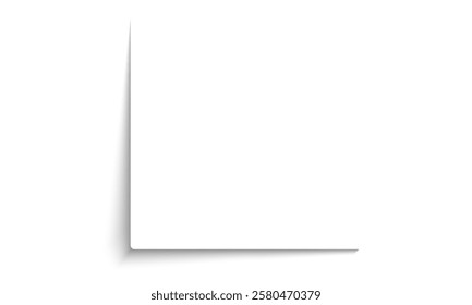 Transparent shadows. Shadow strips. Realistic shadow effect on a transparent background. Different shapes, page separation vectors. Round and oval, square, rectangular shadows. Vector illustrat