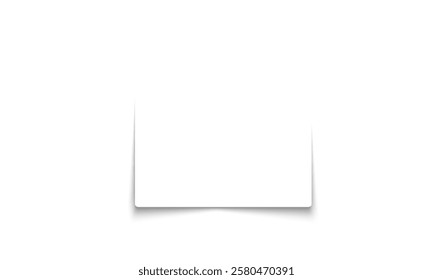 Transparent shadows. Shadow strips. Realistic shadow effect on a transparent background. Different shapes, page separation vectors. Round and oval, square, rectangular shadows. Vector illustrat