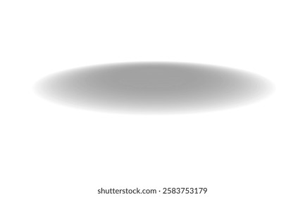 Transparent shadows. Shadow strips. Realistic shadow effect on a transparent background. Different shapes, page separation vectors. Round and oval, square, rectangular shadows. Vector illustrat