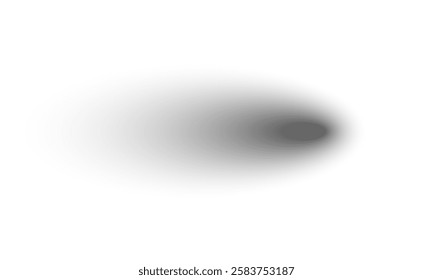 Transparent shadows. Shadow strips. Realistic shadow effect on a transparent background. Different shapes, page separation vectors. Round and oval, square, rectangular shadows. Vector illustrat