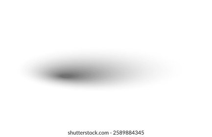 Transparent shadows. Shadow strips. Realistic shadow effect on a transparent background. Different shapes, page separation vectors. Round and oval, square, rectangular shadows. Vector illustrat