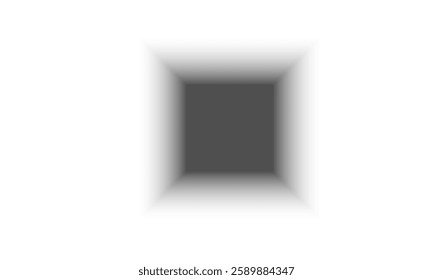 Transparent shadows. Shadow strips. Realistic shadow effect on a transparent background. Different shapes, page separation vectors. Round and oval, square, rectangular shadows. Vector illustrat