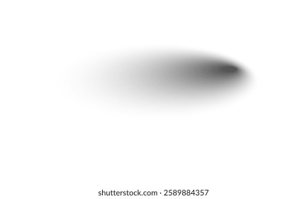 Transparent shadows. Shadow strips. Realistic shadow effect on a transparent background. Different shapes, page separation vectors. Round and oval, square, rectangular shadows. Vector illustrat