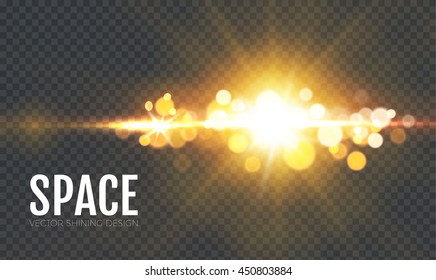 Transparent Shining Border. Elegant Light Design. Soft Holiday and Fantasy Background. Vector illustration