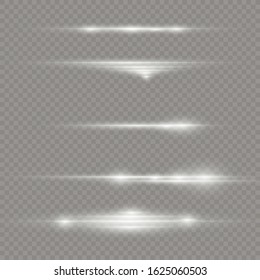 Transparent shining sun, bright flash. Bright Star. White glowing light explodes on a transparent background. Sparkling magical dust particles. Vector sparkles. To center a bright flash.