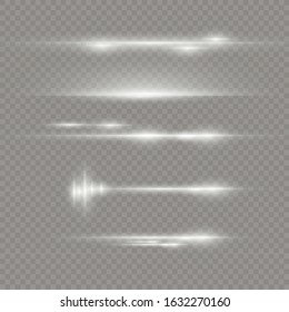 Transparent shining sun, bright flash. Bright Star. White glowing light explodes on a transparent background. Sparkling magical dust particles. Vector sparkles. To center a bright flash.
