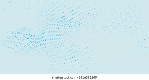 Transparent simple niceVector Gradient Blue Color Halftone Background Staggered Dots Pattern design modern art