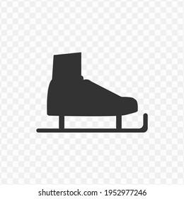 Transparent ski boots icon png, vector illustration of an ski boots icon in dark color and transparent background(png)
