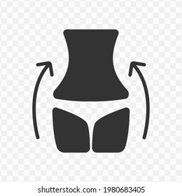 Transparent slim icon png, vector illustration of slim in dark color and transparent background(png).