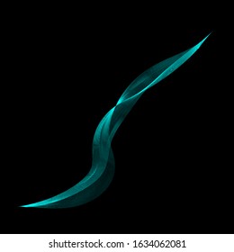  transparent smoke on a dark background.