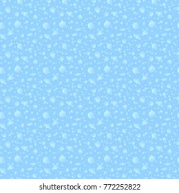 Transparent Snowflakes Seamless Pattern. Christmas seamless background. Eps-8