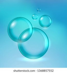 transparent soap water bubbles background