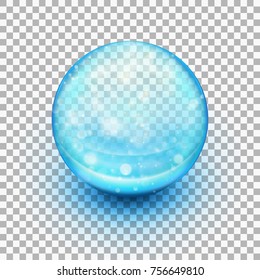Transparent soft gel capsule object. Fish oil. And also includes EPS 10 vector