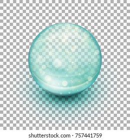 Transparent soft gel capsule object. Fish oil. And also includes EPS 10 vector