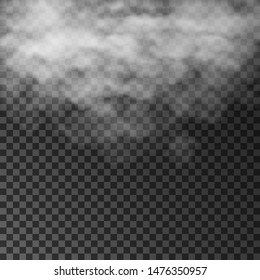 Transparent special effect of smoke or steam