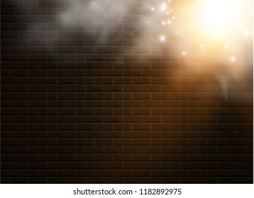 Transparent special effect stands out with fog or smoke. White cloud vector, fog or smog. the lights of a sun. White gradient on a transparent background. sunny weather on a transparent background.