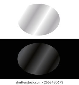 Transparent square glass with round reflections and sparkle