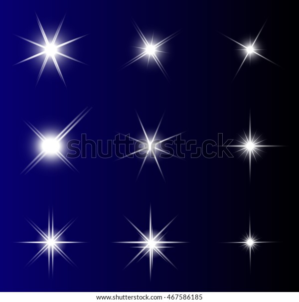 transparent star vector symbol icon\
design. Beautiful illustration of glowing light effect stars bursts\
with sparkles on transparent background for christmas\
card
