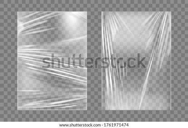 Premium Photo  White transparent plastic film wrap texture background