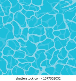 Transparent summer pool water design