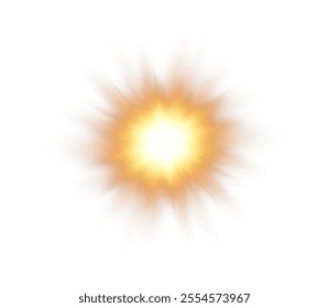 Transparent sunlight with lens flare effect. Vector format. Includes overlays, light, sun, sunrays, transitions, lens flare, light leaks and glare. 