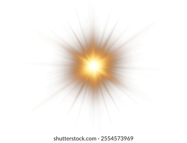 Transparent sunlight with lens flare effect. Vector format. Includes overlays, light, sun, sunrays, transitions, lens flare, light leaks and glare. 