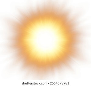 Transparent sunlight with lens flare effect. Vector format. Includes overlays, light, sun, sunrays, transitions, lens flare, light leaks and glare. 