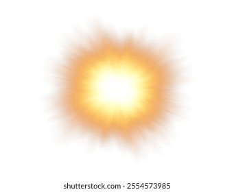 Transparent sunlight with lens flare effect. Vector format. Includes overlays, light, sun, sunrays, transitions, lens flare, light leaks and glare. 