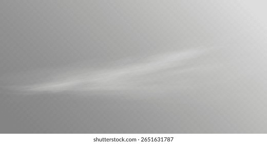 Fumaça Transparente com Fluxo de Vapor, Trilha de Vapor Aromático e Efeito de Ar Abstrato para Ilustrações de Perfumaria ou Cigarro.