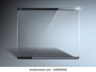 transparent touch screen