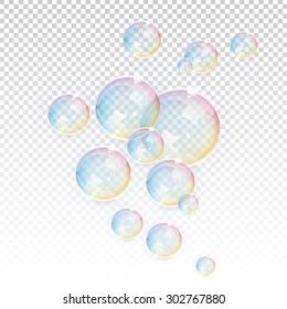Transparent vector bubbles