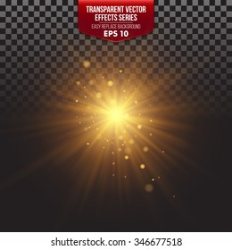 Transparent Vector Effects Series. Easy replacement of the background Christmas EPS10