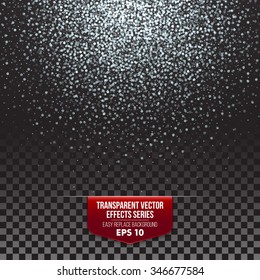 Transparent Vector Effects Series. Easy replacement of the background Christmas EPS10