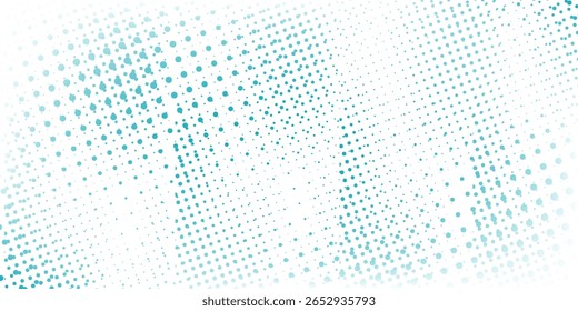 Vetor transparente Gradiente Blue art Cor Meio-tom Fundo Pontos escalonados simples moderna boa textura