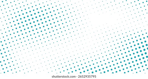 Gradiente transparente do vetor Blue art cor meio-tom fundo pontos escalonados 