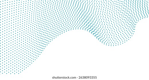 Transparent Vector Gradient Blue Color Halftone Background Staggered Dots Pattern modern dotted