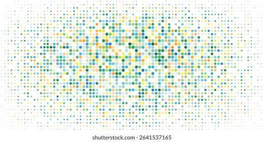 Transparent Vector Gradient Blue Color Halftone Background Staggered Dots Pattern modern dotted. vector eps 10