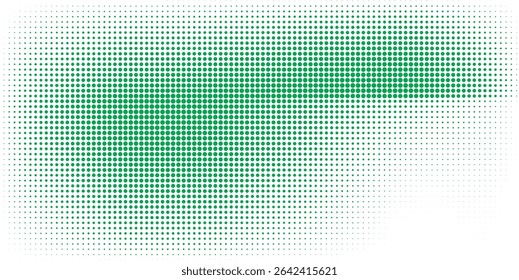Vetor transparente Gradiente Cor azul Meio-tom Fundo Pontos escalonados Padrão moderno pontilhado