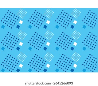Vetor transparente Gradiente Cor azul Meio-tom Fundo Pontos escalonados Padrão ponto moderno