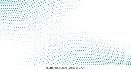 Vetor transparente Gradiente Cor azul Meio-tom Fundo Pontos escalonados moderno
