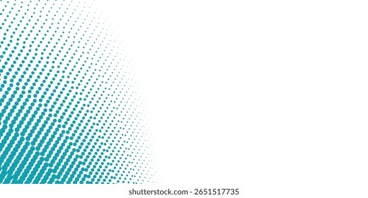 Vetor transparente Gradiente Cor azul Meio-tom Fundo Pontos escalonados moderno