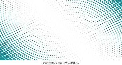 Transparent Vektor Gradient Blau Farbe Halbton Hintergrund Stagged Dots Pattern modern gepunktete