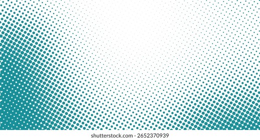 Gradiente de Vector transparente Fondo de semitono de color azul Patrón de puntos escalonados moderno punteado